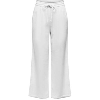 JDY theis Life Wide Pant Wvn Noos Damesbroek met wijde pijpen, hoge taille en zijzakken (1 stuk), Cloud Danser L / 32L JDY theis Life Wide Pant Wvn Noos Damesbroek met wijde pijpen, hoge taille en zijzakken (1 stuk), Cloud Danser L / 32L