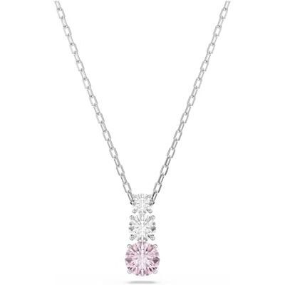 Swarovski Stilla Attract Collection, Round Cut, Rose, Plaqué rhodium Swarovski Stilla Attract Collection, Round Cut, Rose, Plaqué rhodium
