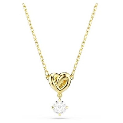 Swarovski Lifelong Collection, ronde taille, hart, wit, verguld Swarovski Lifelong Collection, ronde taille, hart, wit, verguld