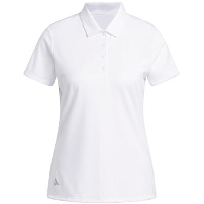 Adidas Solid Performance poloshirt met korte mouwen voor dames Adidas Solid Performance poloshirt met korte mouwen voor dames