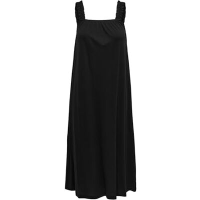 Only Onlmay Zomerjurk voor dames, S/L Mix Dress JRS, zwart, S S Only Onlmay Zomerjurk voor dames, S/L Mix Dress JRS, zwart, S S