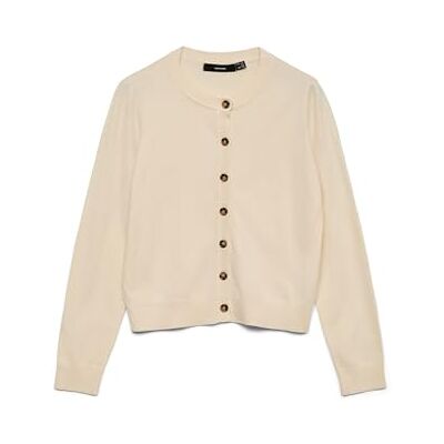 Vero Moda Vmsaba Plain Ls O-Neck Cardigan Noos effen ronde hals, berk, M dames, berk, M M Vero Moda Vmsaba Plain Ls O-Neck Cardigan Noos effen ronde hals, berk, M dames, berk, M M