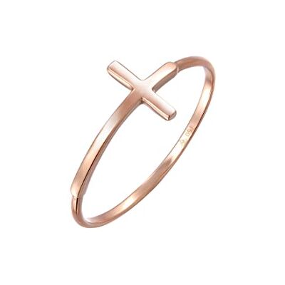 Elli PREMIUM Solitaire Ring voor dames, bruiloft, verjaardag, roségoud Elli PREMIUM Solitaire Ring voor dames, bruiloft, verjaardag, roségoud