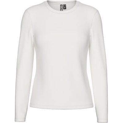 PIECES Pcmaria Ls Top Noos Bc T-shirt met lange mouwen voor dames S PIECES Pcmaria Ls Top Noos Bc T-shirt met lange mouwen voor dames S