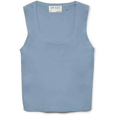 Vero Moda Vmpoppy Sl Square Neck Top Vma Noos Vmpoppy Sl Vma Noos Damestop met vierkante hals (1 stuk), Oud blauw, XL XL Vero Moda Vmpoppy Sl Square Neck Top Vma Noos Vmpoppy Sl Vma Noos Damestop met vierkante hals (1 stuk), Oud blauw, XL XL