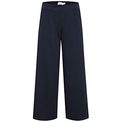 Ichi Ihkate Sus Wide Pa Casual zakelijke broek voor dames, 194010/Total Eclipse, S S Ichi Ihkate Sus Wide Pa Casual zakelijke broek voor dames, 194010/Total Eclipse, S S