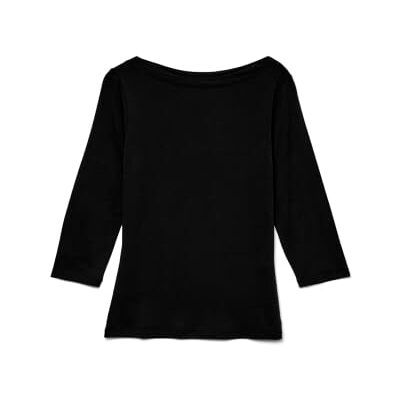 Vero Moda Dames T-shirt met lange mouwen, zwart, L L Vero Moda Dames T-shirt met lange mouwen, zwart, L L