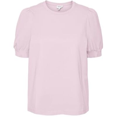 Vero Moda Dames T-shirt, roze/perfect patroon, L L Vero Moda Dames T-shirt, roze/perfect patroon, L L