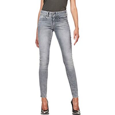 G-STAR RAW Lynn Mid Waist Skinny Jeans voor dames 27W / 28L G-STAR RAW Lynn Mid Waist Skinny Jeans voor dames 27W / 28L