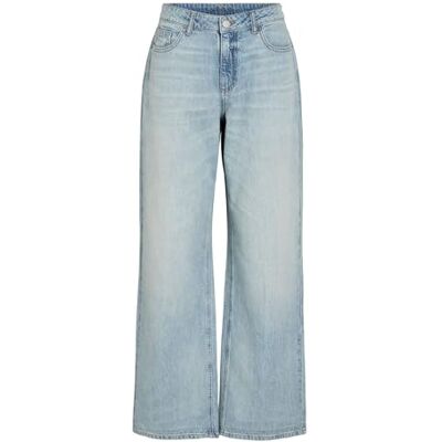 VILA Vipalma Rw Wide Jeans Lbd Pal61-noos Vipalma Rw Wide Jeans Lbd Pal61-Noos Dames (1 stuk), Lichtblauwe denim, Taille 36/lengte 30 Taille 36/lengte 30 VILA Vipalma Rw Wide Jeans Lbd Pal61-noos Vipalma Rw Wide Jeans Lbd Pal61-Noos Dames (1 stuk), Lichtblauwe denim, Taille 36/lengte 30 Taille 36/lengte 30