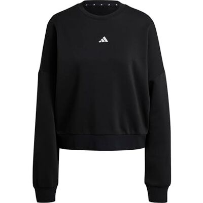 Adidas Essentials Small Logo Feel Cozy Relaxed Fit Sweatshirt voor dames (1 stuk) Adidas Essentials Small Logo Feel Cozy Relaxed Fit Sweatshirt voor dames (1 stuk)