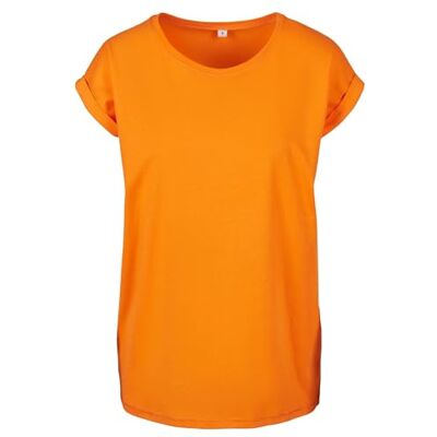 Build Your Brand Dames Extended Shoulder Tee T-shirt voor dames (1 stuk) XL Build Your Brand Dames Extended Shoulder Tee T-shirt voor dames (1 stuk) XL