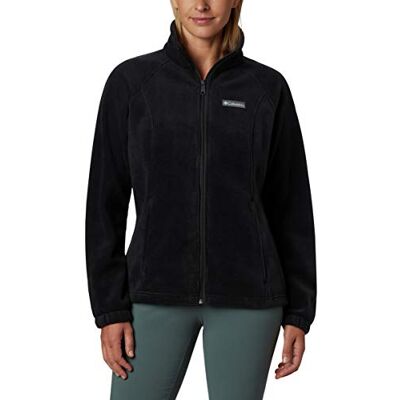 Columbia Benton Springs 1/2 Snap Fleecetrui voor dames, zwart. L Taille Petite Columbia Benton Springs 1/2 Snap Fleecetrui voor dames, zwart. L Taille Petite