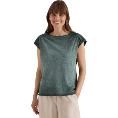Cecil 3229926 T-shirt Garment Dye dames (1 stuk), Groen (Palm Breeze Green) S Cecil 3229926 T-shirt Garment Dye dames (1 stuk), Groen (Palm Breeze Green) S
