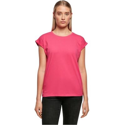 Build Your Brand Dames Extended Shoulder Tee T-shirt voor dames (1 stuk) 5XL Build Your Brand Dames Extended Shoulder Tee T-shirt voor dames (1 stuk) 5XL
