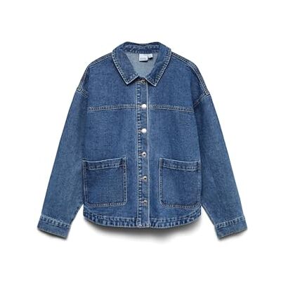 Vero Moda Vmjamie Ls Mix Ga Noos Damesjas, Medium Blauw (Medium Blue Denim), Maat M, Medium Blauw (Medium Blue Denim), M M Vero Moda Vmjamie Ls Mix Ga Noos Damesjas, Medium Blauw (Medium Blue Denim), Maat M, Medium Blauw (Medium Blue Denim), M M