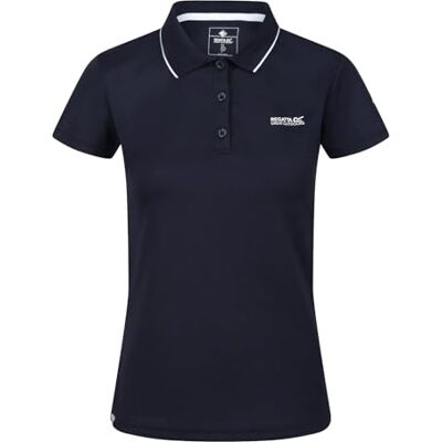 Regatta Maverick V Poloshirt voor dames, licht en ademend, sneldrogend, met knoopsluiting Regatta Maverick V Poloshirt voor dames, licht en ademend, sneldrogend, met knoopsluiting