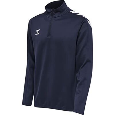 Hummel Hmlcore Xk Unisex jas met capuchon van polyester met halve ritssluiting Hummel Hmlcore Xk Unisex jas met capuchon van polyester met halve ritssluiting