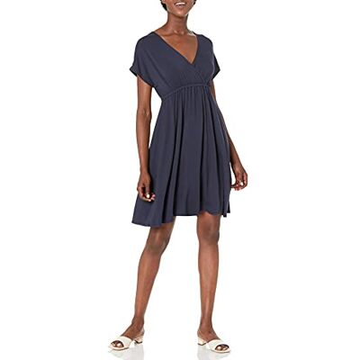 Amazon Essentials Tuniekjurk (grote maten beschikbaar) dames, marineblauw, L L Amazon Essentials Tuniekjurk (grote maten beschikbaar) dames, marineblauw, L L