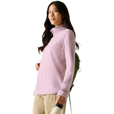 Regatta Womens Sweetheart lichtgewicht halve rits trui fleece Berry Pink Regatta Womens Sweetheart lichtgewicht halve rits trui fleece Berry Pink