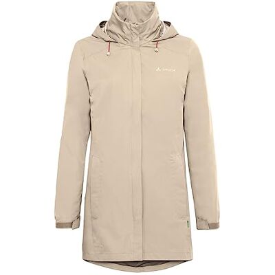 VAUDE Escape Parka voor dames, waterdichte regenparka van gerecycled polyester, 87,5 cm lang, ademend en winddicht, PFC-vrij en duurzaam VAUDE Escape Parka voor dames, waterdichte regenparka van gerecycled polyester, 87,5 cm lang, ademend en winddicht, PFC-vrij en duurzaam