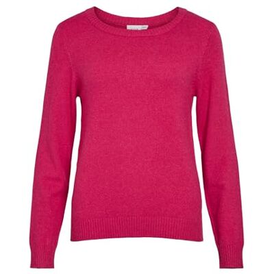 VILA Viril O-hals L/S Knit Top Noos gebreide damestrui, Jazzy, XS XS VILA Viril O-hals L/S Knit Top Noos gebreide damestrui, Jazzy, XS XS