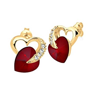 Elli Boucles d'Oreilles Femme Argent 925/1000 Cristal Swarovski Elli Boucles d'Oreilles Femme Argent 925/1000 Cristal Swarovski