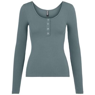 PIECES Pckitte Ls Top Noos Bc T-shirt met lange mouwen voor dames L PIECES Pckitte Ls Top Noos Bc T-shirt met lange mouwen voor dames L