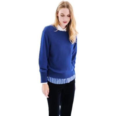 Caroll 242k-mchelsea trui voor dames, Surf op het web, S S Caroll 242k-mchelsea trui voor dames, Surf op het web, S S