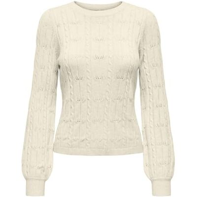 Only Onlkatia Ls Structure O-hals trui Cc Knt Onlkatia Ls Structure O-Neck Pullover CC Knt Dames (1 stuk), Baby's Breath, XS XS Only Onlkatia Ls Structure O-hals trui Cc Knt Onlkatia Ls Structure O-Neck Pullover CC Knt Dames (1 stuk), Baby's Breath, XS XS
