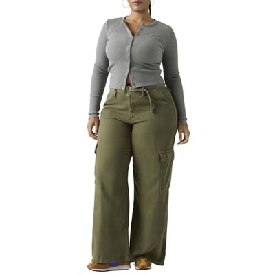 Levis Baggy Dad Cargo Damesbroek (1 stuk), Drapey Ivy Green Gd, Taille 23 / lengte 30 Taille 23 / lengte 30 Levis Baggy Dad Cargo Damesbroek (1 stuk), Drapey Ivy Green Gd, Taille 23 / lengte 30 Taille 23 / lengte 30