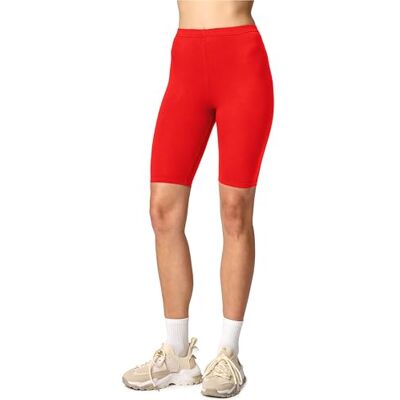 Merry Style Dames Korte Legging MS10-145, Rood, M M Merry Style Dames Korte Legging MS10-145, Rood, M M