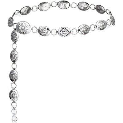 ILuvatar Luvatar metalen riem voor dames, madeliefjespatroon ILuvatar Luvatar metalen riem voor dames, madeliefjespatroon