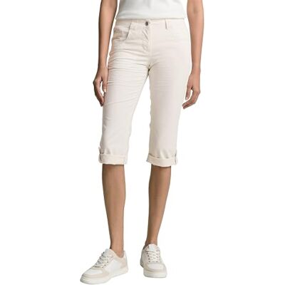 TOM TAILOR 1046478 Taps toelopende broek voor dames, 38036 Delicate Champagne Stripe 34 TOM TAILOR 1046478 Taps toelopende broek voor dames, 38036 Delicate Champagne Stripe 34