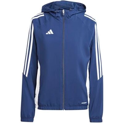 Adidas Tiro 24 Voetbaljack voor dames, textiel, blauw/wit, maat L (42-44) Adidas Tiro 24 Voetbaljack voor dames, textiel, blauw/wit, maat L (42-44)