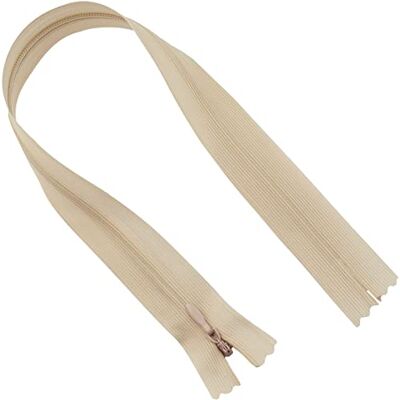 AERZETIX C61012 – set van 10 onzichtbare ritssluitingen van 35 cm, niet scheidbaar – ritssluiting – lichtbeige – lederwaren, jeans, broeken, jurken, rokken, naaien, kleding AERZETIX C61012 – set van 10 onzichtbare ritssluitingen van 35 cm, niet scheidbaar – ritssluiting – lichtbeige – lederwaren, jeans, broeken, jurken, rokken, naaien, kleding