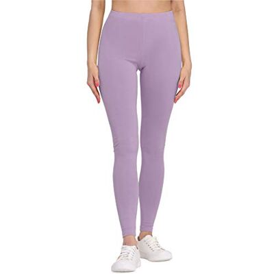Bellivalini Dameslegging van viscose voor het hele jaar, comfortabele kleding voor dames, dagelijks gebruik of sport, BLV50-147, Licht Paars XL Bellivalini Dameslegging van viscose voor het hele jaar, comfortabele kleding voor dames, dagelijks gebruik of sport, BLV50-147, Licht Paars XL