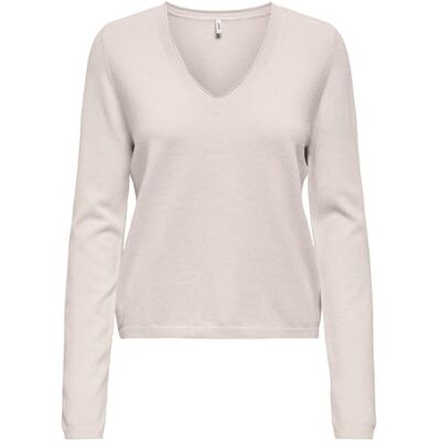 Only Onlloyal Life Ls V-hals pullover Knt Nca Onlloyal Life Ls trui met V-hals Knt Nca dames (1 stuk), Lichtbeige, XS XS Only Onlloyal Life Ls V-hals pullover Knt Nca Onlloyal Life Ls trui met V-hals Knt Nca dames (1 stuk), Lichtbeige, XS XS