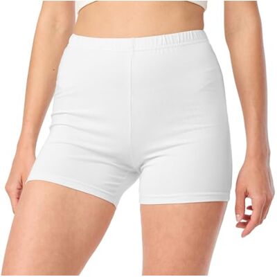 Merry Style Fietsbroek, korte leggings, viscose, dames, MS10-391, Wit. XXL Merry Style Fietsbroek, korte leggings, viscose, dames, MS10-391, Wit. XXL