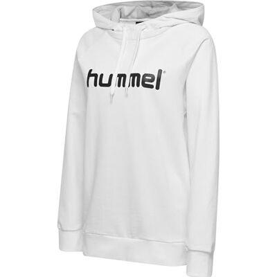 Hummel GO Cotton dames capuchontrui logo Hummel GO Cotton dames capuchontrui logo