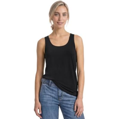Street One A322896 Effen basic top voor dames (1 stuk), zwart. 46 Street One A322896 Effen basic top voor dames (1 stuk), zwart. 46