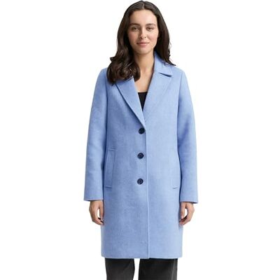 TOM TAILOR 1046603 Damesjas, 35899 Calm Blue Melange, XS XS TOM TAILOR 1046603 Damesjas, 35899 Calm Blue Melange, XS XS