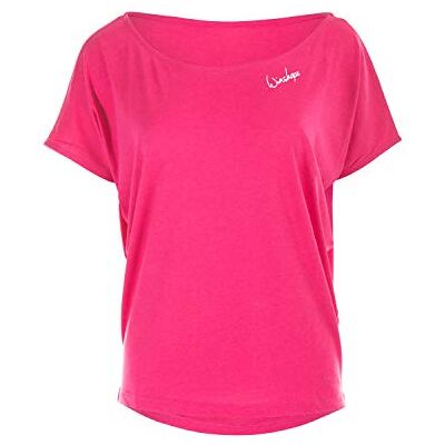 WINSHAPE MCT002 T-shirt met korte mouwen voor dames, modal, ultralicht T-shirt met korte mouwen, Donker roze WINSHAPE MCT002 T-shirt met korte mouwen voor dames, modal, ultralicht T-shirt met korte mouwen, Donker roze