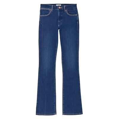 Wrangler Bootcut damesjeans, Hemelsblauw, Taille 26/lengte 32 Taille 26/lengte 32 Wrangler Bootcut damesjeans, Hemelsblauw, Taille 26/lengte 32 Taille 26/lengte 32