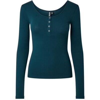 PIECES Pckitte Ls Top Noos BC T-shirt met lange mouwen voor dames PIECES Pckitte Ls Top Noos BC T-shirt met lange mouwen voor dames