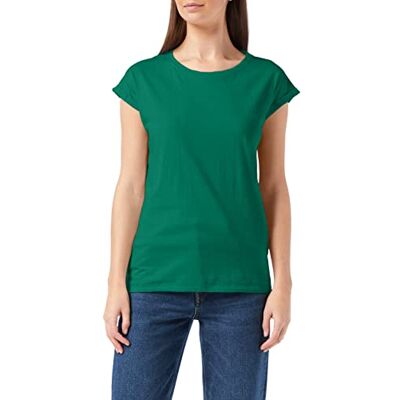 Build Your Brand By021-Dames Extended Shoulder Tee Dames T-shirt met blote schouders (1 stuk), Fir Groen, 3XL 3XL Build Your Brand By021-Dames Extended Shoulder Tee Dames T-shirt met blote schouders (1 stuk), Fir Groen, 3XL 3XL