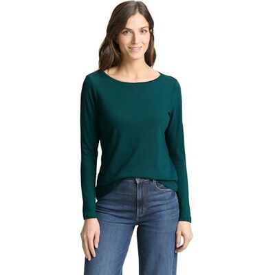 TOM TAILOR 1050419 T-shirt met lange mouwen voor dames XXS TOM TAILOR 1050419 T-shirt met lange mouwen voor dames XXS