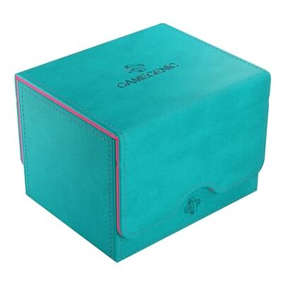 Gamegenic , Sidekick 100+ XL Exclusive Line Teal/Pink, tot 100 dubbellaagse kaarten, kleur: turquoise/roze Gamegenic , Sidekick 100+ XL Exclusive Line Teal/Pink, tot 100 dubbellaagse kaarten, kleur: turquoise/roze