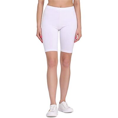 Bellivalini Korte dameslegging van viscose BLV50-149, Wit., L L Bellivalini Korte dameslegging van viscose BLV50-149, Wit., L L