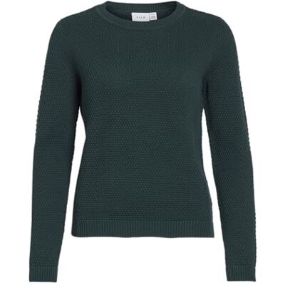 VILA Vidalo O-hals L/S gebreide damestrui, Pins ponderosa, M M VILA Vidalo O-hals L/S gebreide damestrui, Pins ponderosa, M M